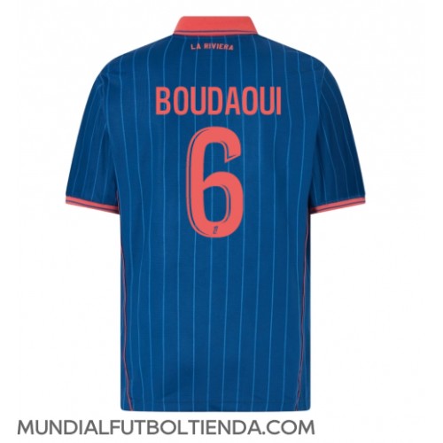 Camiseta OGC Nice Hicham Boudaoui #6 Tercera Equipación Replica 2025-26 mangas cortas Camiseta OGC Nice Hicham Boudaoui #6 Tercera Equipación Replica 2025-26 mangas cortas